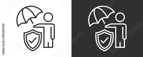 Safety Assurance Icon Set Vector Collection Isolated In Black And White