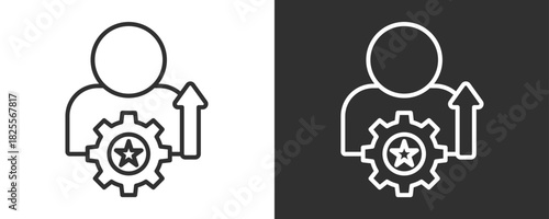 Reputation Management Icon Set Vector Collection Isolated In Black And White