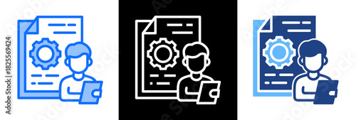 School Management triplestyle icon