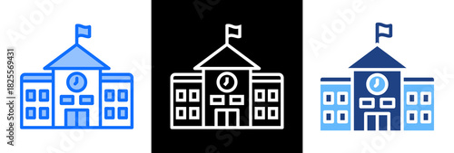 Secondary School triplestyle icon