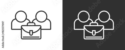 Apprenticeship Icon Set Vector Collection Isolated In Black And White