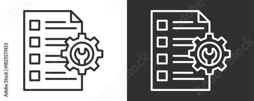 Preparation Icon Set Vector Collection Isolated In Black And White