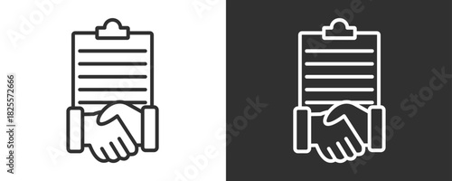 Acquisition Icon Set Vector Collection Isolated In Black And White