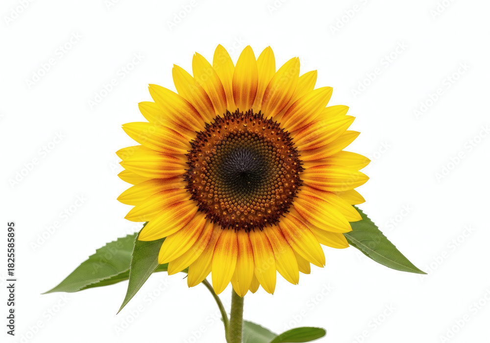 Obraz premium Tournesol Éclatant et Beauté Naturelle, fond détouré transparent 