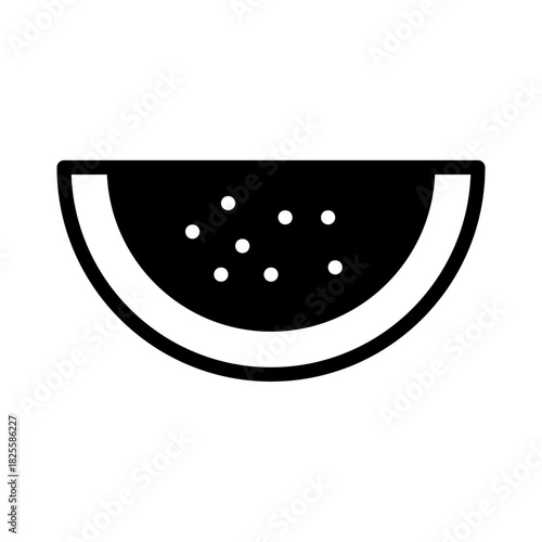 watermelon black suit icon