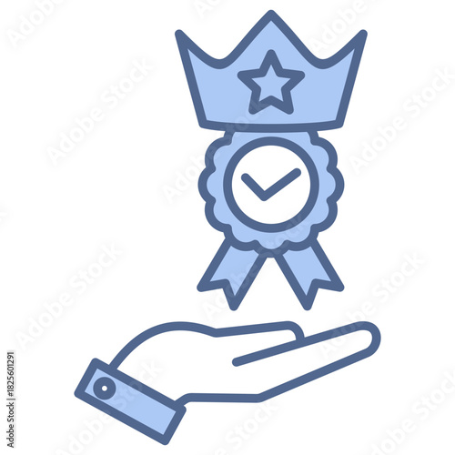 Premium Standards Blue Icon