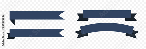 Ribbon set in colorful design. Ribbon elements. Ribbon icon set. Set of Ribbons Banners with Label, Tag and Badges on white background. Vector illustration. Best Collection Eps 10.