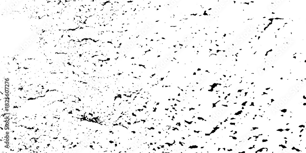 Fototapeta premium Isolated Black on White Background. White scratches texture abstract background. Distressed overlay texture for design. Distressed Backdrop Vector Illustration. 