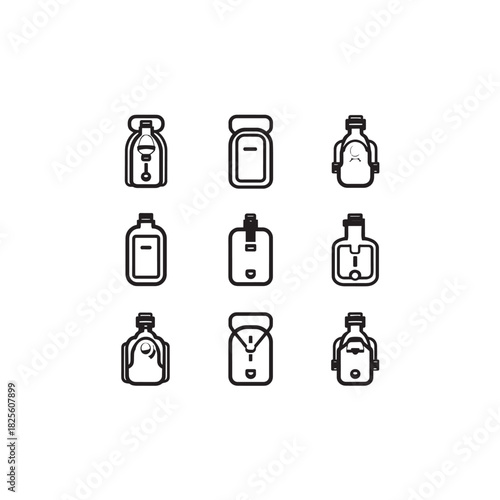 Bag Valve Mask line art life saving equipment