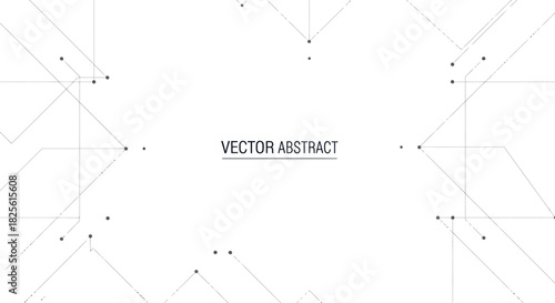 Abstract Geometric Network Connections with Small Dots.