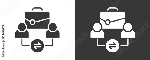 Turnover Icon Set Vector Collection Isolated In Black And White