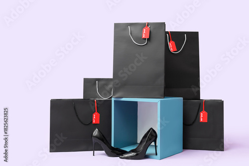 Shopping bags with new high...