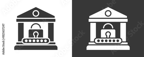 Private Icon Set Vector Collection Isolated In Black And White