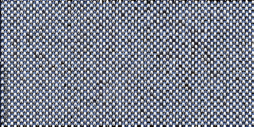 Abstract blue and white woven pattern background for design and decoration