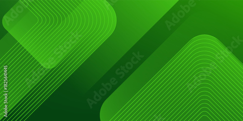 Abstract green sporty background template vector with shiny lines and lights. Green background with strong pattern design.Eps10 vector