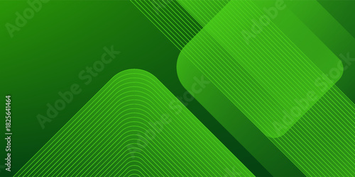 Abstract green sporty background template vector with shiny lines and lights. Green background with strong pattern design.Eps10 vector