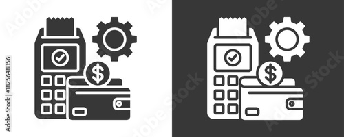 Payment Icon Set Vector Collection Isolated In Black And White