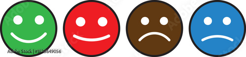Rating emoji set for customer feedback or product, Emoticons positive, neutral and negative, Rating emoji collection symbol,,
