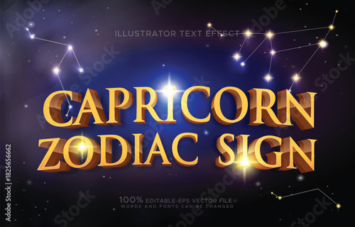 zodiac text effect
