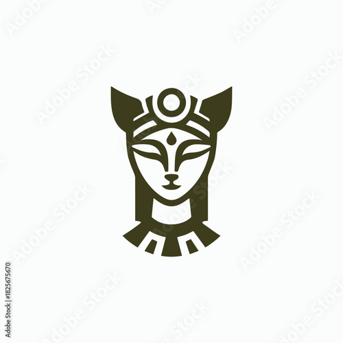 Goddess Bastet Logo