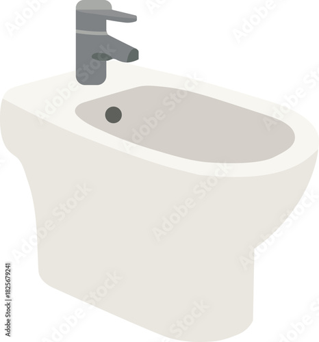 Compact bathroom sink with faucet