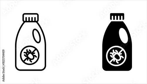 pesticides icon set, pesticide sprays icon vector illustration on white background