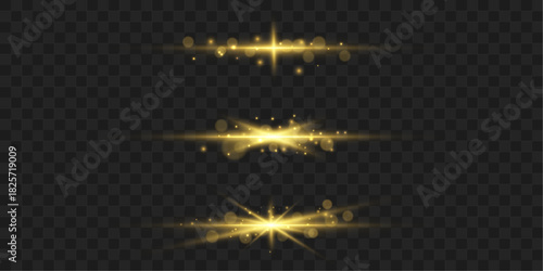 A warm yellow neon line shimmers with soft diffused light. Its glow stretches smoothly, forming a clean luminous streak. Great for futuristic and festive designs.