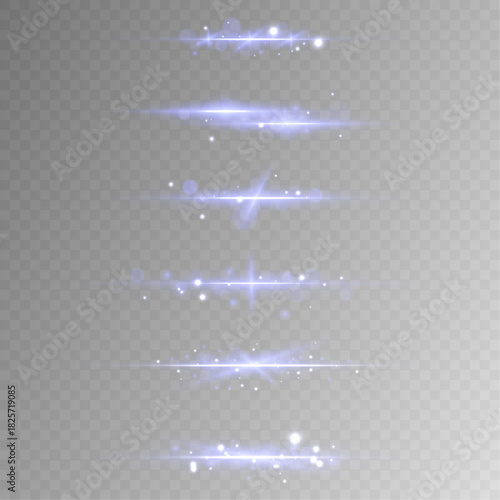 A luminous blue beam casts a soft glowing line across the dark. Tiny sparkles drift around, enhancing the cool futuristic atmosphere. Perfect for digital or sci-fi compositions.