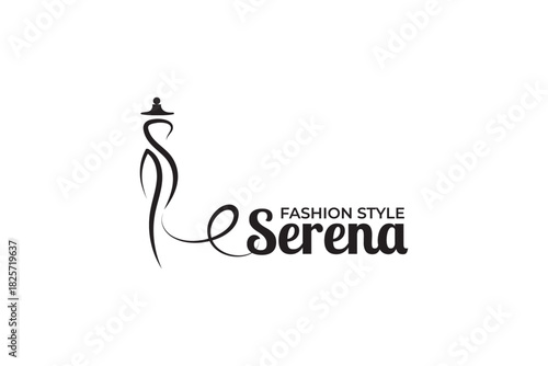  fashion logo design template illustration 