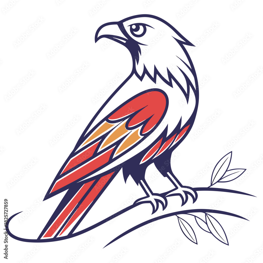 Fototapeta premium creative birds logo