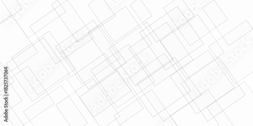  Abstract background white modern background. Gradient square shape design. Futuristic technology concept. Abstract geometric line square seamless pattern.