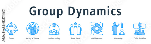 Group Dynamics Web Banner Blue