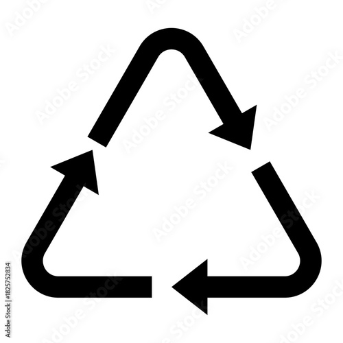 recycle symbol glyph icon