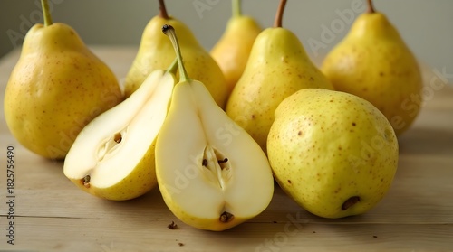 there are many ripe pears