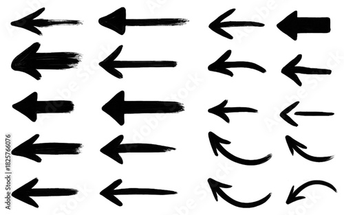 grunge arrow vector. grunge arrow brush.grunge arrow paint.