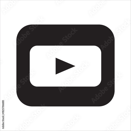 media icon, with a white background.