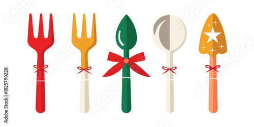 Forks spoons cutlery kitchenware dining tableware utensils flatware food preparation eat