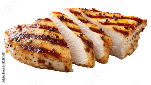 Wallpaper Mural Sliced grilled chicken breast with herbs and spices (3) Torontodigital.ca