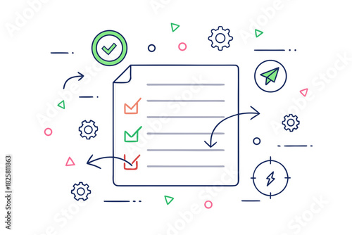 compact micro scribble sheet small teardrop arrows  