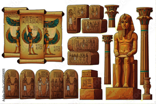 Egyptian artifacts collection