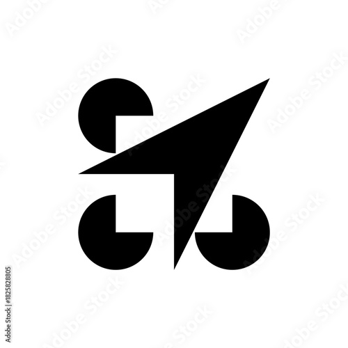 Abstract logo. Logo design. Template elements. Geometric abstract logo