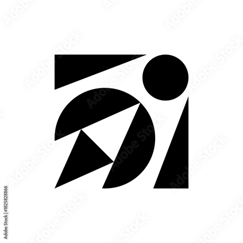 Abstract logo. Logo design. Template elements. Geometric abstract logo