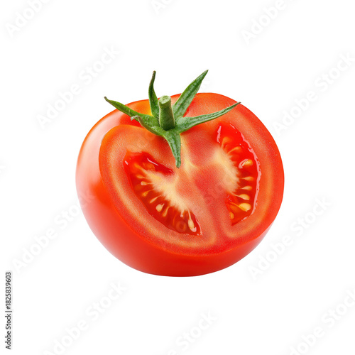 Wallpaper Mural Cut Tomato with Green Stem Torontodigital.ca