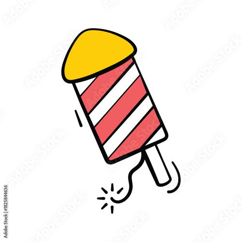 Celebrate your function with our firework icon, hand drawn design