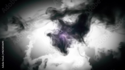 Ethereal smoke swirling in a mystical dance, creating an atmospheric backdrop