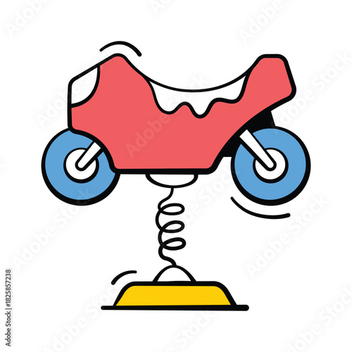 A toy airplane representing aviation and playful fun for kids