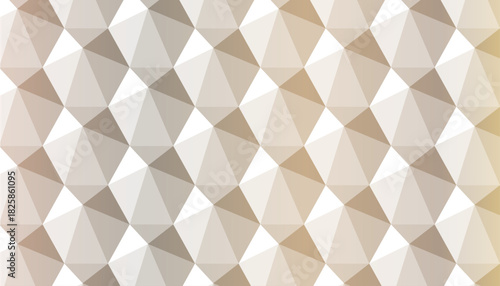 Neutral Tones Geometric Triangle Pattern