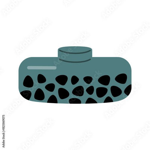 Ceramic vase, kitchenware, jar icon. Craft hobby vector illustration. Ceramic dish, colorful tableware, clay product. Craft hobby vector illustration.