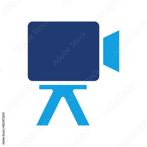 Camera Blue Color Icon