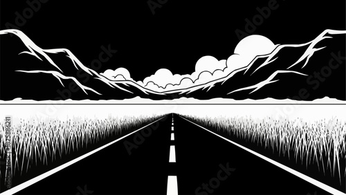 road to the mountains